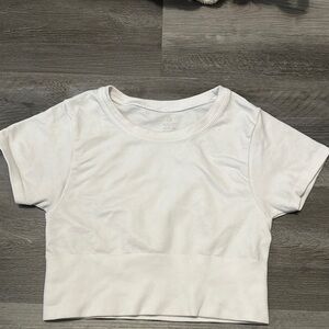 Aerie White Short Sleeve Tee